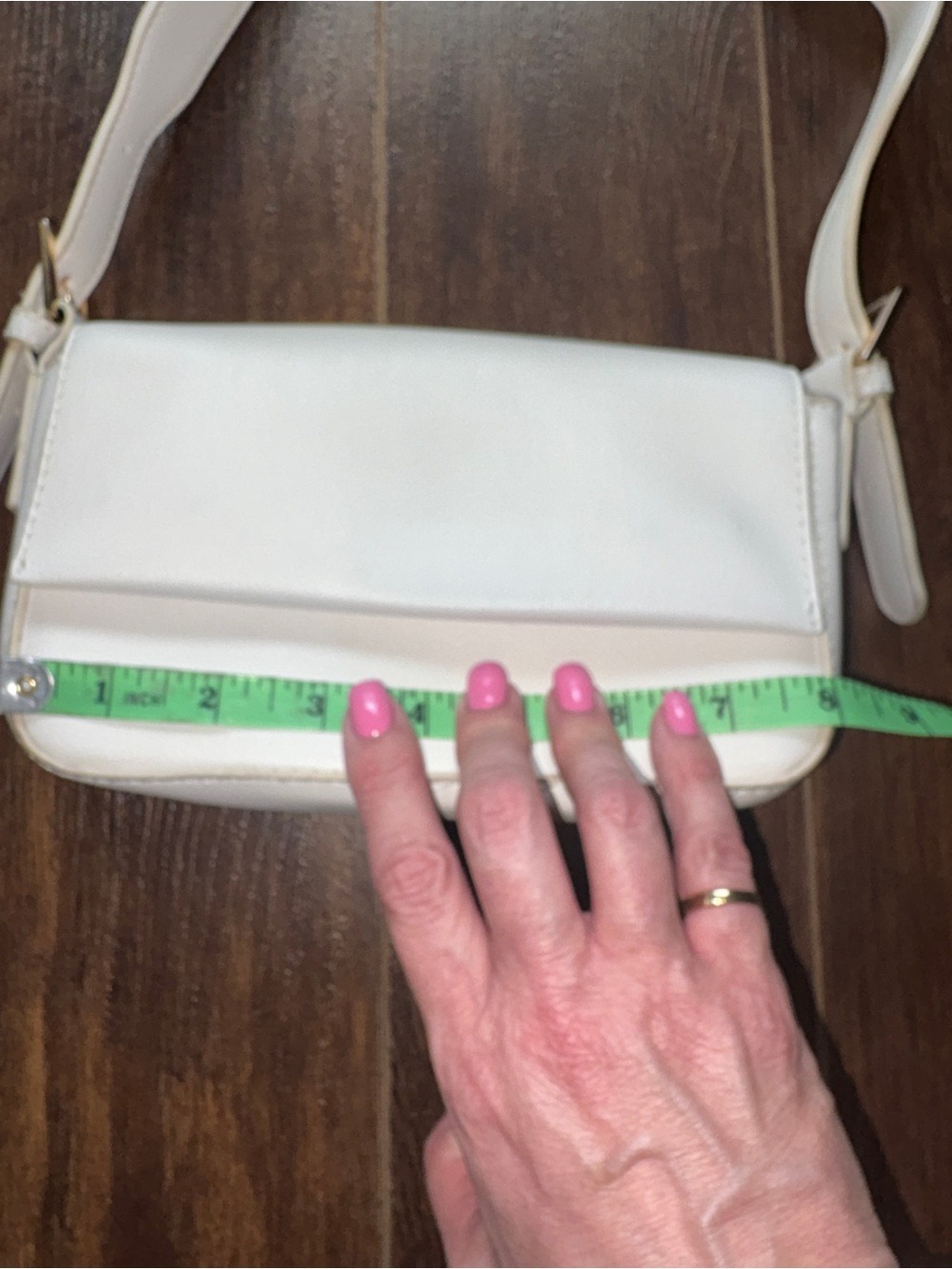 Simons Cream Shoulder Bag - Picture 5 of 9